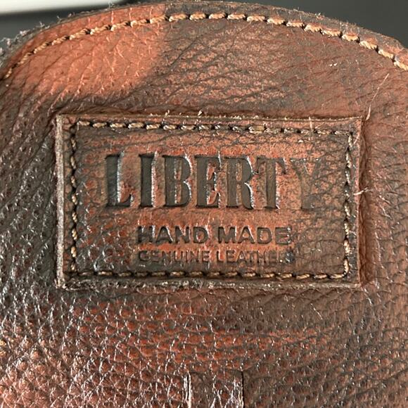 Liberty Boot Handmade Men\'s Brown Leather Lace Up Boots Size 9 main image 13